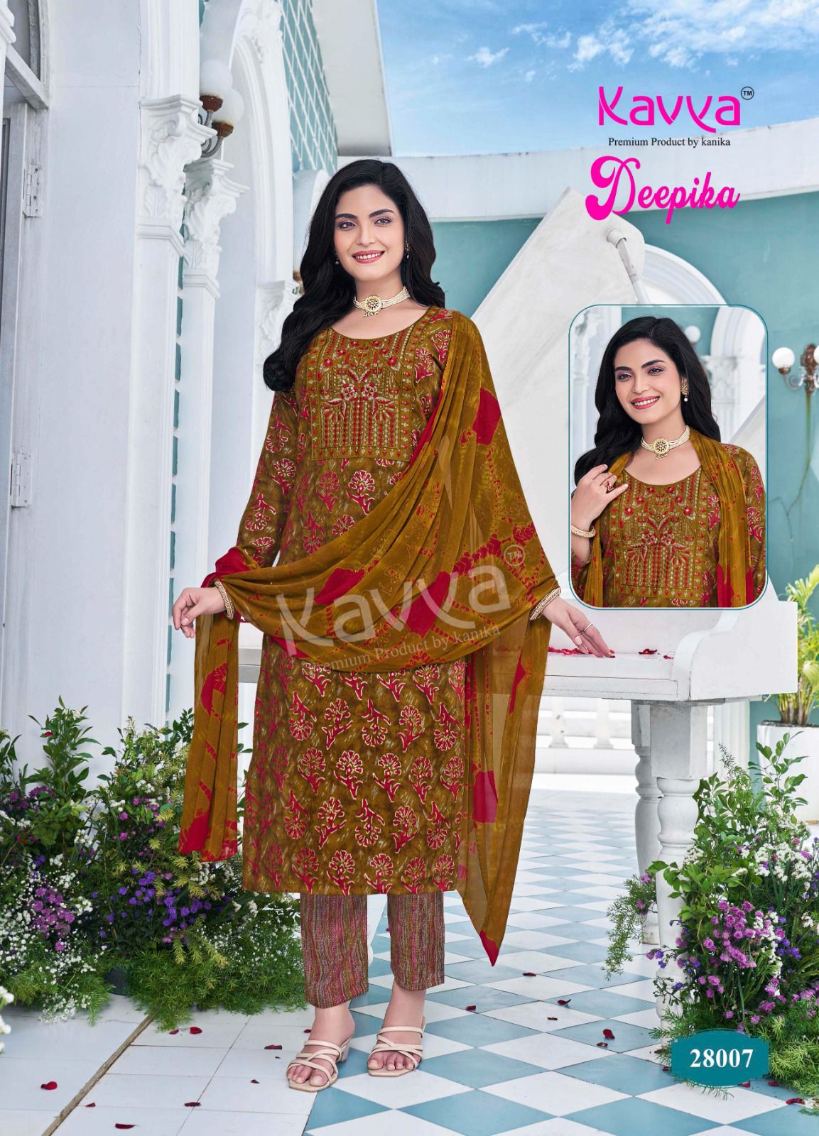 Deepika Vol 28 By Kavya Straight Kurti With Bottom Dupatta Wholesale Price In Surat
